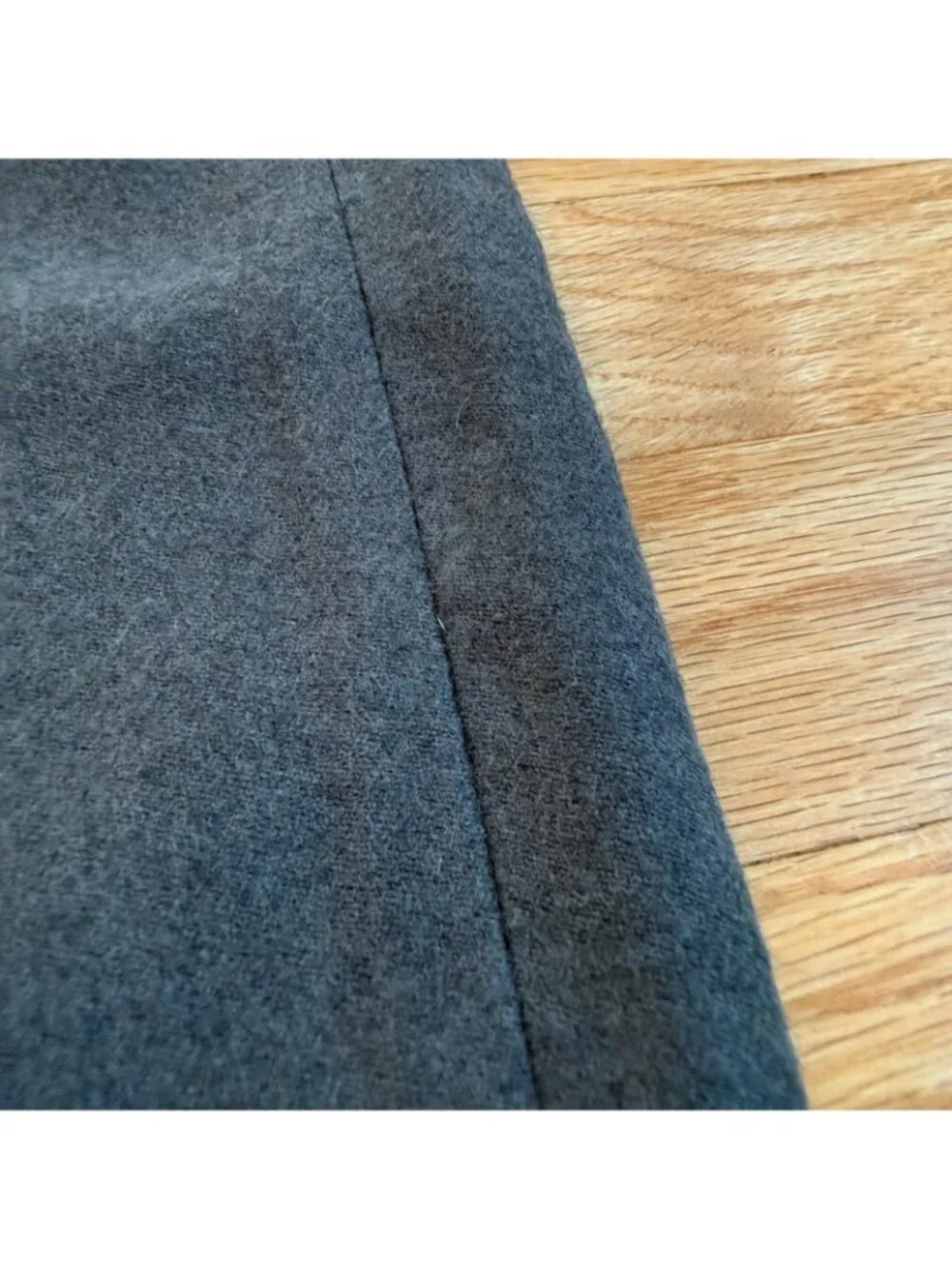 Double RL RRL Grey Wool Straight Fit Officer Trousers 30/27